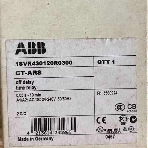 溢价-德国时间继电器CT-ARS，