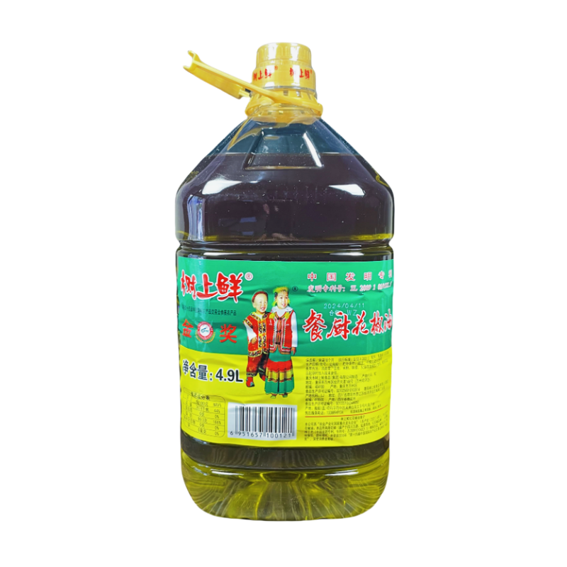 包邮树上鲜花椒油4.9L正品重庆万州特产四川特产花椒油油餐厨商用