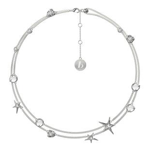 BOONEE星星双层叠戴项链轻奢小众设计高级感锁骨链女2025年新款