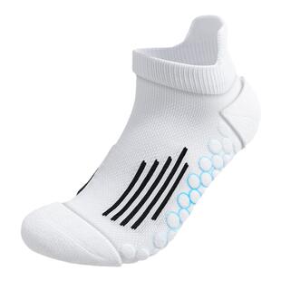 运动袜子男款短袜夏季薄款防臭马拉松专业跑步防滑加厚毛巾底白色