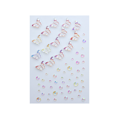 脸上贴饰品碎钻贴脸眼妆贴亮钻