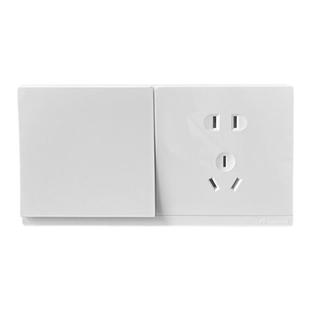 酒店宾馆组合连体插座开关插座带开关白色大面板厨房专用五孔插座