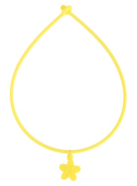 TWENTYONEAUGUST原创设计小花花项链彩色百搭时尚锁骨链女多巴胺