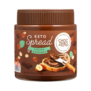 现货ChocZero无糖榛子巧克力酱可可酱生酮健身Chocolate Hazelnut