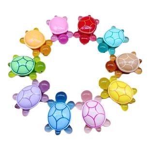 公仔摆件夜光小乌龟对对碰迷你盲袋全红同款婵发光巨无霸大号玩偶