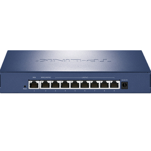 普联TP-LINK TL-R5009PE-AC 9口全2.5G一体有线路由器双WAN叠加8口PoE供电AP管理AC易展MESH云远程高速超千兆