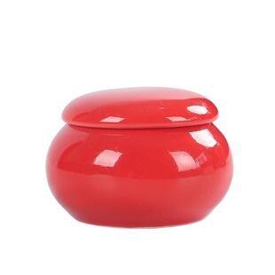 陶瓷迷你小号密封罐古风胭脂罐茶叶包装罐香粉盒面霜乳膏分装瓶