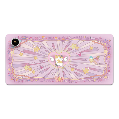 加热鼠标垫超大发热暖桌垫办公暖