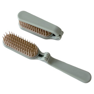 折叠梳子女士专用随身便携旅行小巧迷你蓬松颅顶按摩梳直卷两用梳