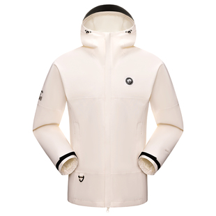 张予曦同款雨壳熊猫冲锋衣外套女26新款耐磨户外防水风徒步登山服