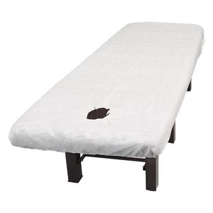 加厚一次性床罩防油水美容院床单带洞无纺布按摩床角带松紧床笠垫