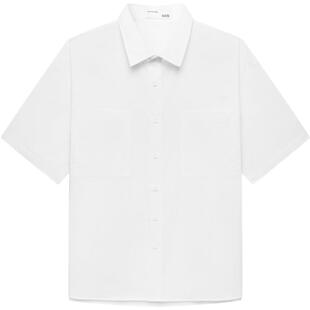 GXG男装 潮流字母印花短袖衬衫 23年夏品GE1230808C