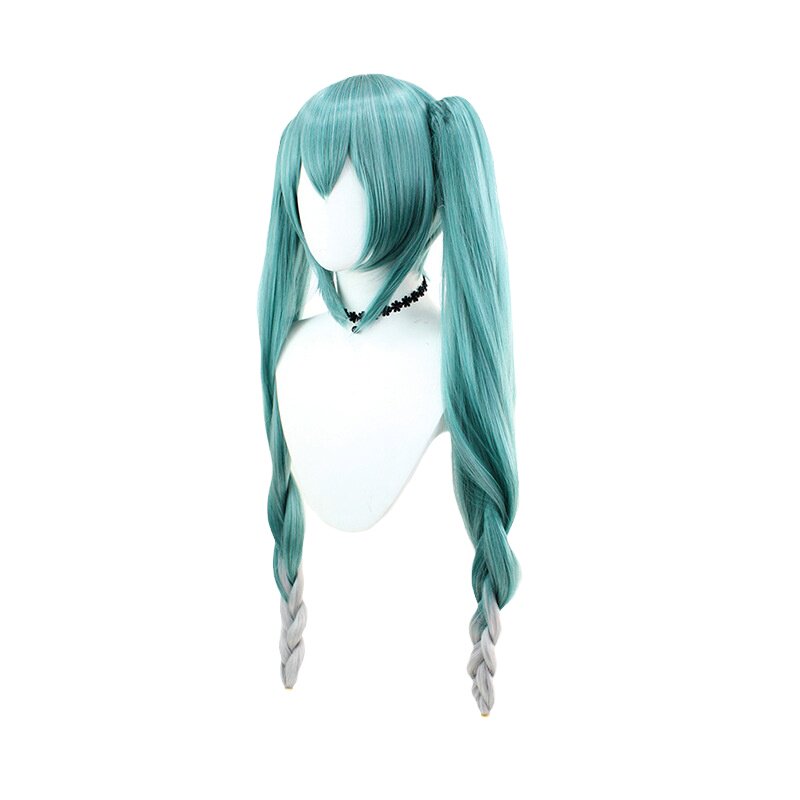 初音未来 cosplay 假发 miku 2024雪初音 手办同款 分体造型款
