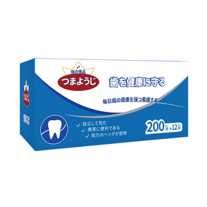 日本独立包装牙线棒环保纸袋