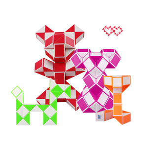 儿童百变魔尺套装全套24段幼儿园36/48/72节学生益智长条玩具磨棍