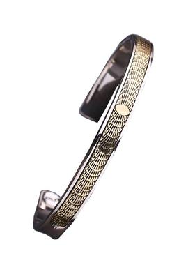 高桥吾郎复古风羽毛开屏手工银