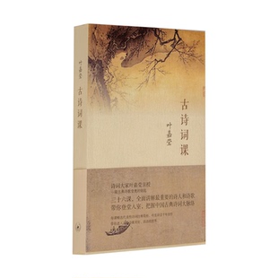 正版书籍古诗词课 叶嘉莹著全面讲解中国古诗词三联书店旗舰店唐诗宋词元曲全唐诗三百首给孩子的诗古典文学理论中国古诗词