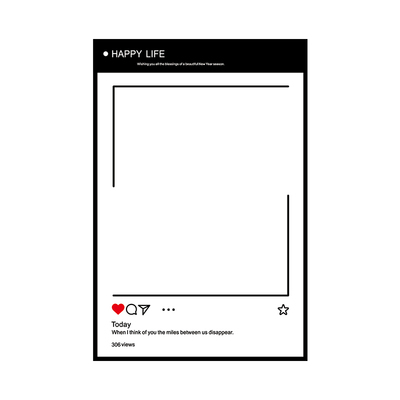 可擦写磁吸留言贴赠画笔冰箱贴