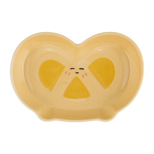 可爱面包盘子吐司盘特别好看的陶瓷点心盘水果盘甜品盘番茄酱料碟