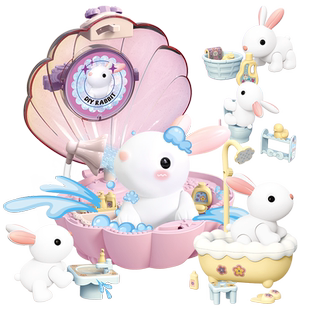 女孩diy涂鸦小兔子过家家玩具3岁以上7儿童生日礼物4-8小女生5到6