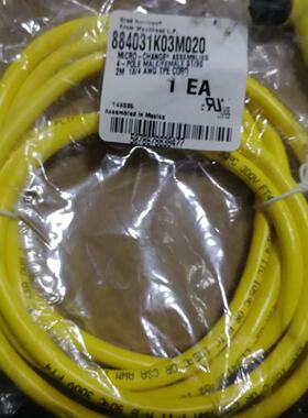 议价全新正品WOODHEAD/BRAD HARRISON 4针连接线 884031K03M020