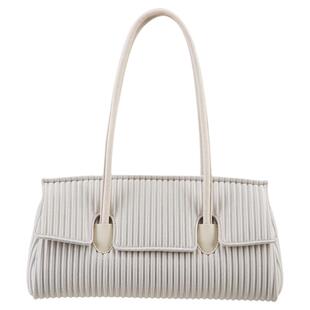 onimals 简约优雅波士顿包女新款大容量法棍腋下包通勤手提单肩包