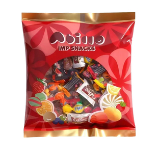 什锦水果糖俄罗斯原装进口爱比可混合夹心硬糖软糖混合口味500g袋