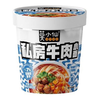 莫小仙非油炸私房牛肉方便面冲泡