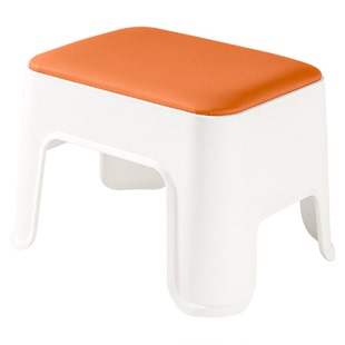 软面小凳子塑料加厚家用板凳儿童洗澡防滑矮凳茶几换鞋方凳可叠放