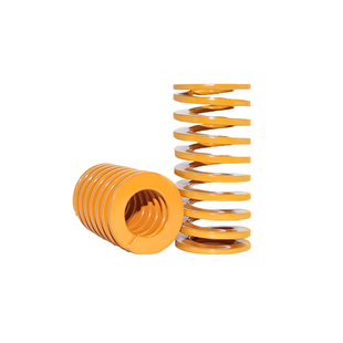 模具弹簧压簧黄色模具国产弹簧65Mn弹簧TF高强度扁线压缩矩形弹簧