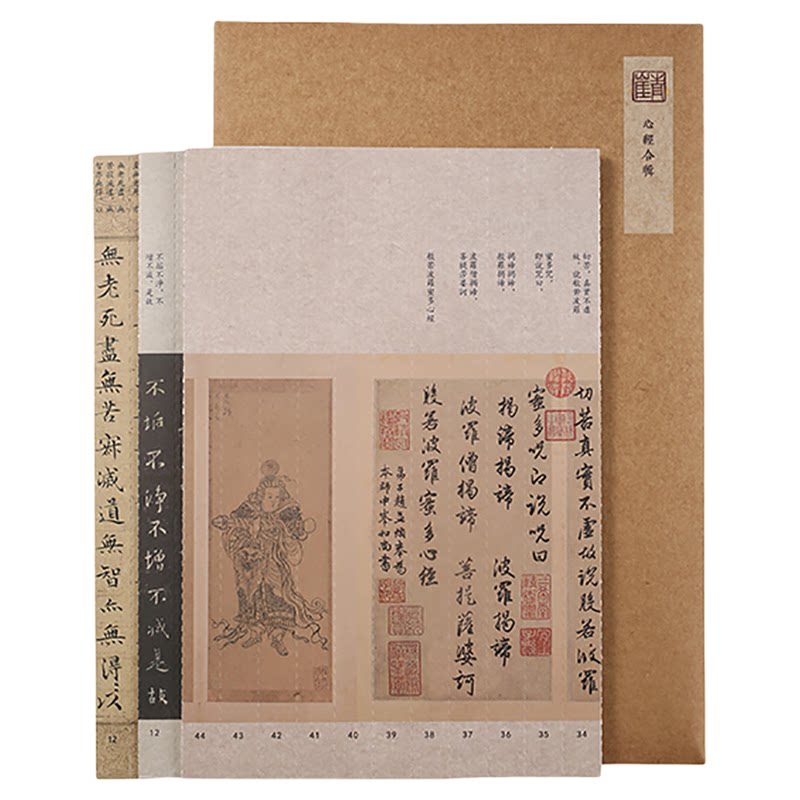 小楷【心某经】王羲之赵孟俯（頫）文征明三人硬笔毛笔近距离临摹