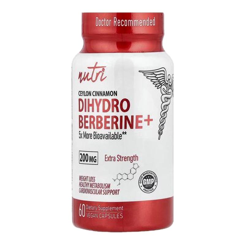 Nutri锡兰肉桂二氢小檗碱素食胶囊DHB心血管支持健康抵抗大脑健康