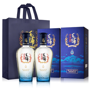 毛铺官方旗舰店尊享苦荞酒42.8度500ml*2瓶白酒基酒宴请送礼酒水
