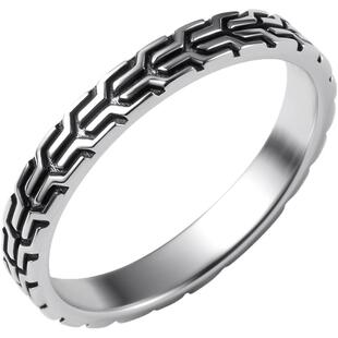 海盗船银饰新款ins风戒指女925银复古冷淡风叠搭指环个性银戒指潮