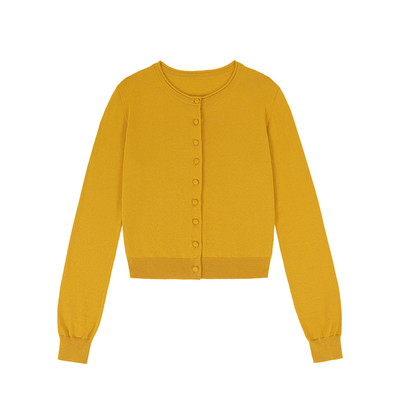 MISAZ软糯修身显瘦毛衣针织开衫