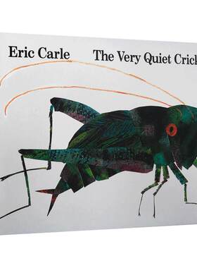 英文原版绘本 Eric Carle:The Very Quiet Cricket  好安静的蟋蟀 廖彩杏书单纸板书让重复句当家可搭配busy spider 送音频