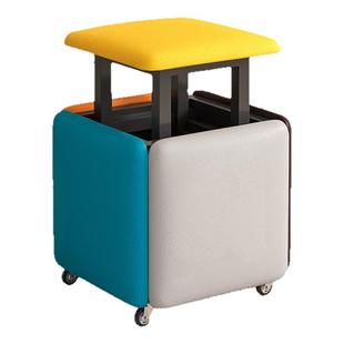 多功能魔方凳组合折叠凳家用凳可叠放沙发凳茶几板凳可收纳小凳子