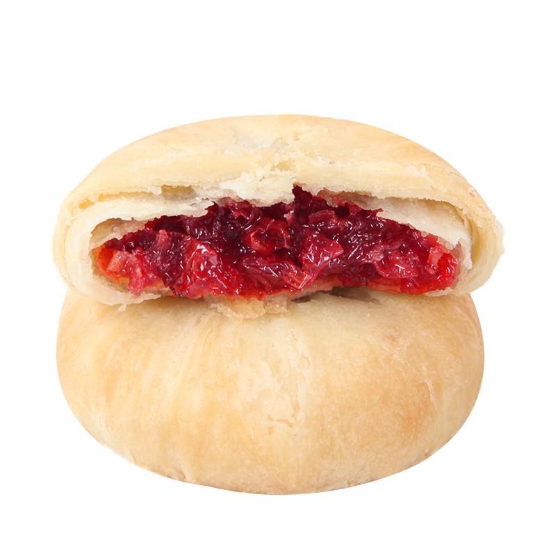 鲜花饼云南特产大理手工玫瑰花酥皮饼糕点心零食休闲早餐食品小吃