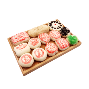 天津特产桂顺斋白皮点心清真小八件宫廷糕点枣泥山楂豆沙酥皮茶点