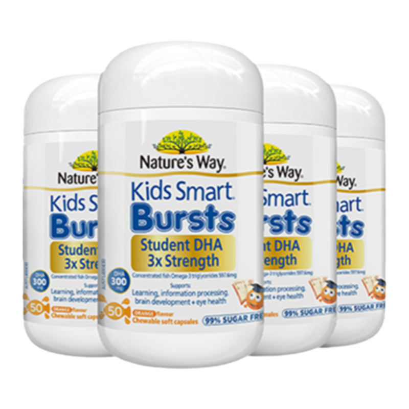 【小酒窝同款】 NaturesWay佳思敏学生三倍DHA记忆力补大脑鱼油
