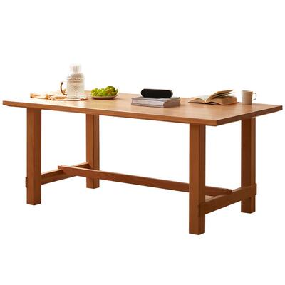 爱木思林长方形实木餐桌