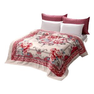 富安娜毛毯加厚冬季盖毯双层绒毯午睡毯学生宿舍保暖秋冬毛巾被