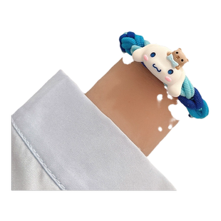 玉桂狗手绳diy手工礼物编织发绳送男女朋友情侣手链克莱因蓝发圈