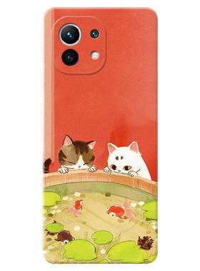 古典文艺猫咪适用小米手机
