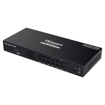 TESmart碲视4进3出KVM切换器