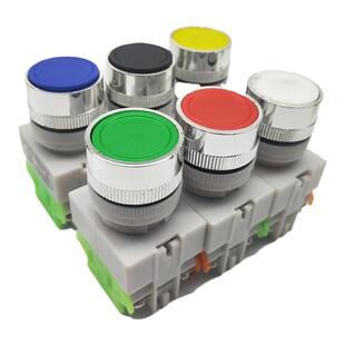 LAY37-11BN Y090-11BN启动停止复位按钮开关1开1闭孔22mm红绿黄