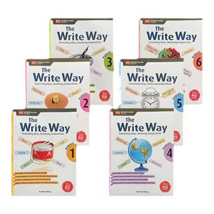 正版WRITING 新加坡英语写作 思维导图式写作方法The write way 123456年 英文原版教辅 新加坡MC出版