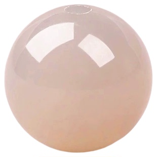 天然和田玉藕粉色散珠肤色串珠手串项链珠子diy玉石黄金配饰手链