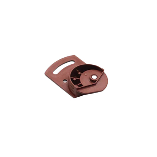 瀛固达五金 橱柜衣柜咖啡色塑料移门轮 斜角红顶珠 高档移门趟轮