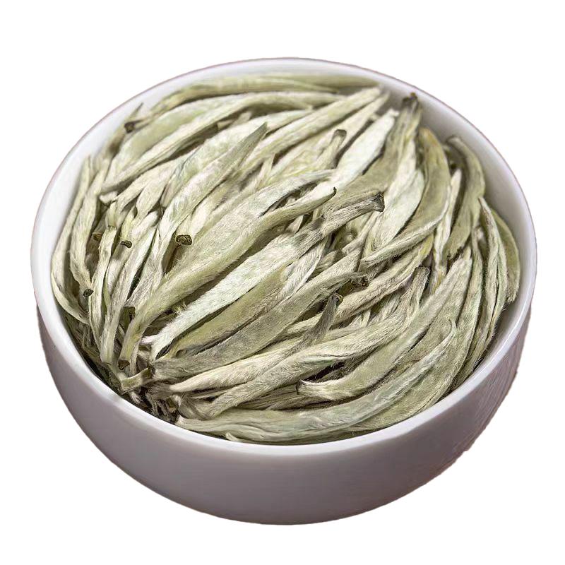 云南高山白毫银针木箱礼盒装老树月光白景谷大白芽普洱茶古树嫩芽